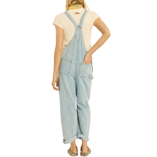 Sisstr Women's Billie Barrel Denim Overalls