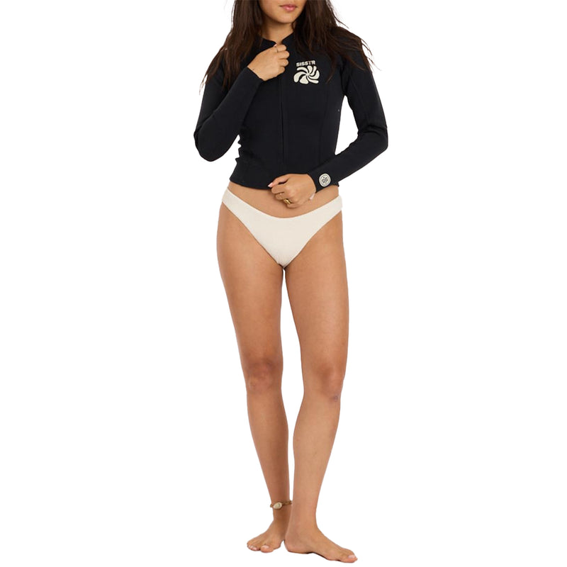 Load image into Gallery viewer, Sisstrevolution Women's Summer Seas 1mm Front-Zip Long Sleeve Jacket 2
