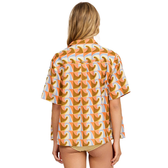 Sisstrevolution Women's Santos Short Sleeve Button-Up Shirt