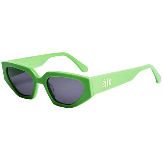 Sito Axis Polarized Sunglasses - Green Flash/Iron Gray