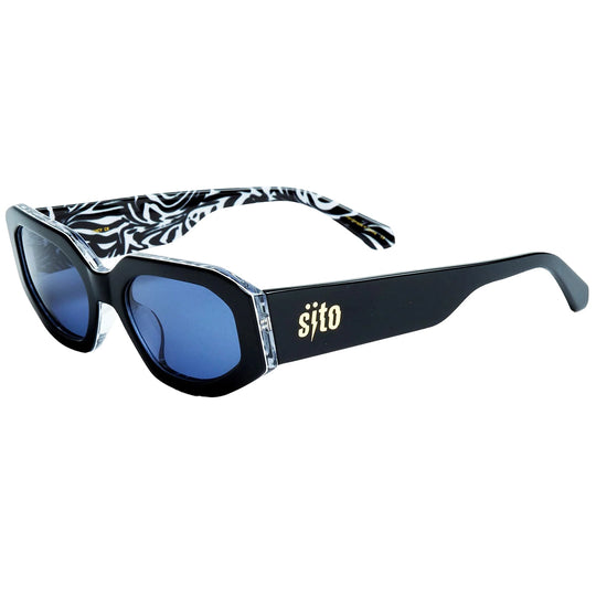 Sito Juicy Polarized Sunglasses - Black Safari/Iron Grey
