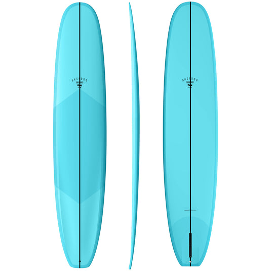 Skindog Dynamic Double Scoop Thunderbolt Silver Surfboard