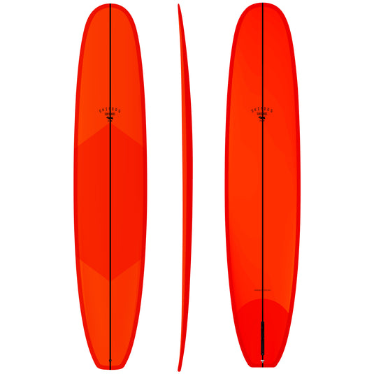 Skindog Dynamic Double Scoop Thunderbolt Silver Surfboard