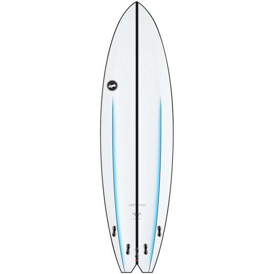 Skindog Hydroplane Thunderbolt Red Surfboard