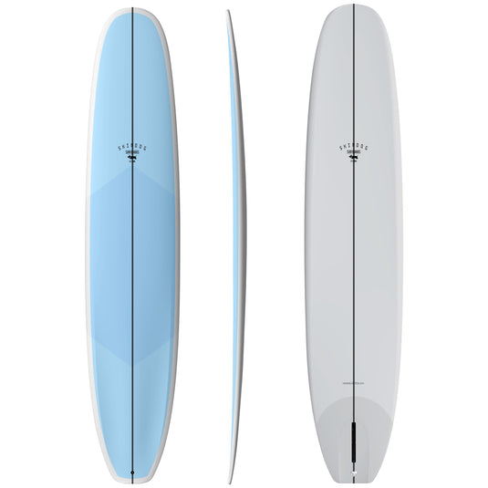 Skindog OG Double Scoop Thunderbolt Silver Surfboard