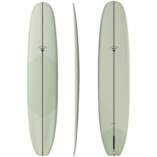 Skindog OG Double Scoop Thunderbolt Silver Surfboard
