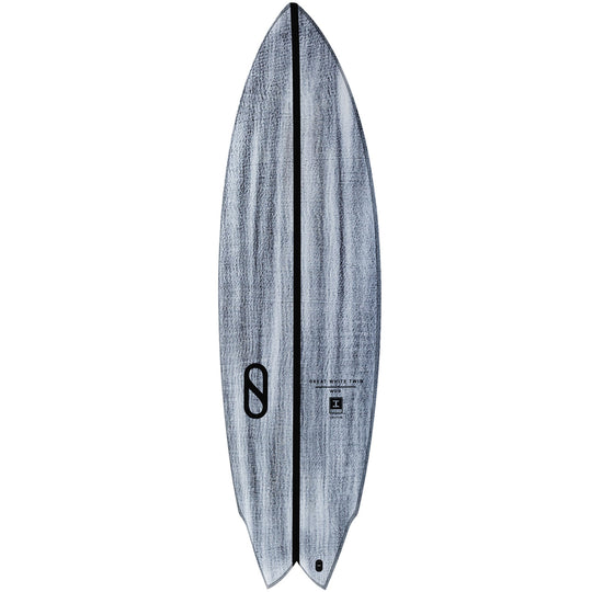 Slater Designs Great White Twin I-Bolic Volcanic Surfboard