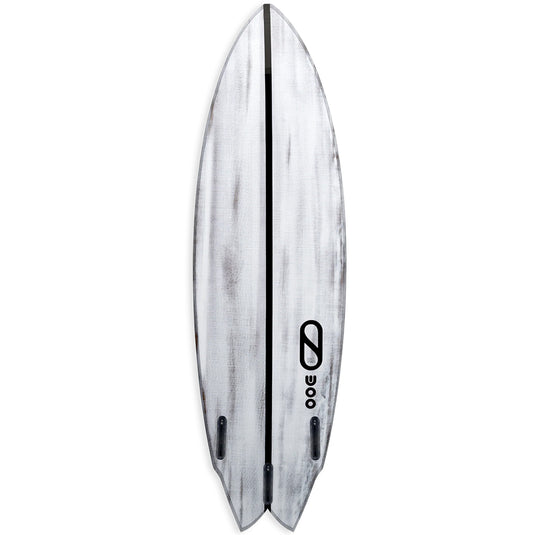 Slater Designs Great White Twin I-Bolic Volcanic Surfboard - BLEMISH