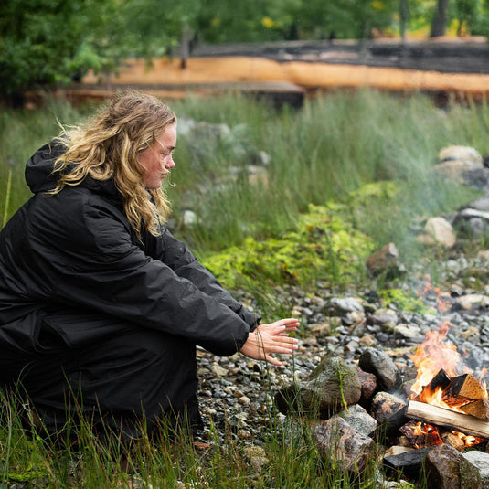 Slowtide All-Weather Parka Hooded Jacket Changing Poncho