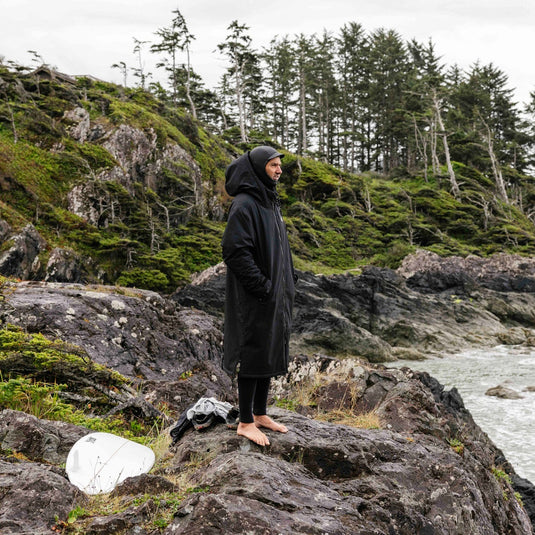 Slowtide All-Weather Parka Hooded Jacket Changing Poncho