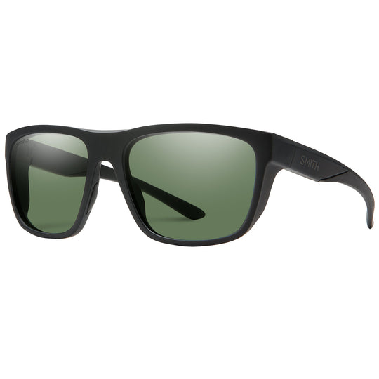 SMITH Barra Polarized Sunglasses - Matte Black/ChromaPop Gray Green