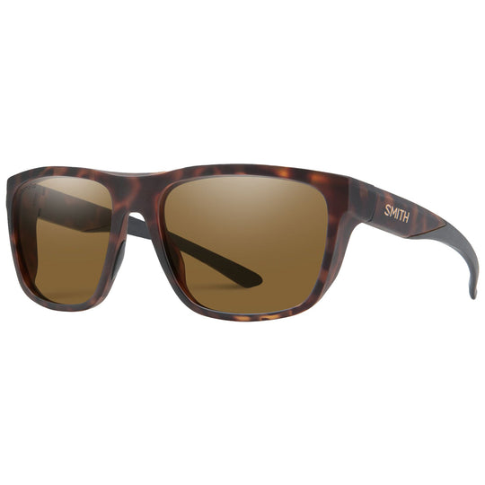 Smith Barra Polarized Sunglasses - Matte Tortoise/ChromaPop Brown