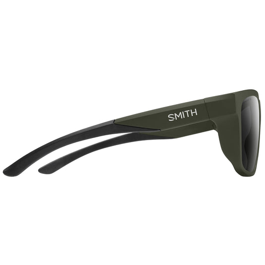 Smith Barra Polarized Sunglasses - Matte Moss/ChromaPop Black