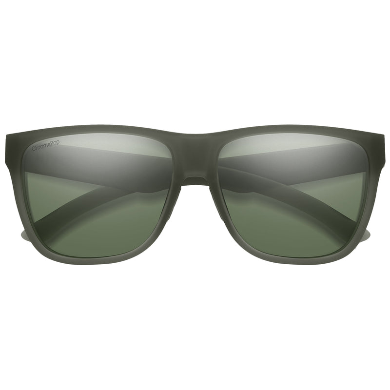 Load image into Gallery viewer, Smith Lowdown XL 2 Polarized Sunglasses - Matte Moss Crystal/ChromaPop Gray Green

