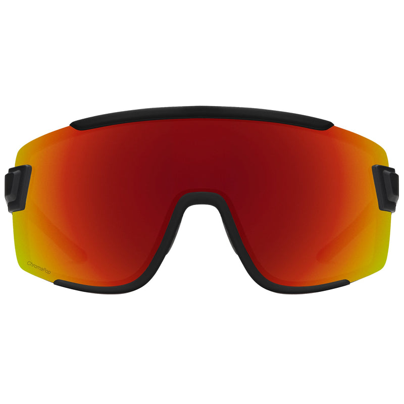 Load image into Gallery viewer, Smith Wildcat Sunglasses - Matte Black/ChromaPop Red Mirror 2

