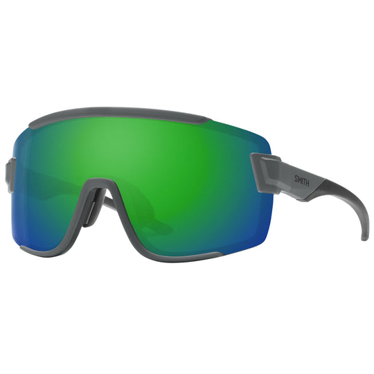 SMITH Wildcat Sunglasses - Matte Cement/ChromaPop Green Mirror