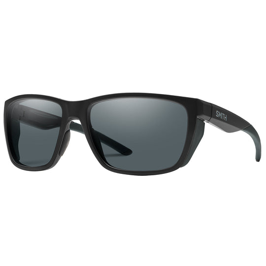 SMITH Longfin Elite Polarized Sunglasses - Matte Black/Gray