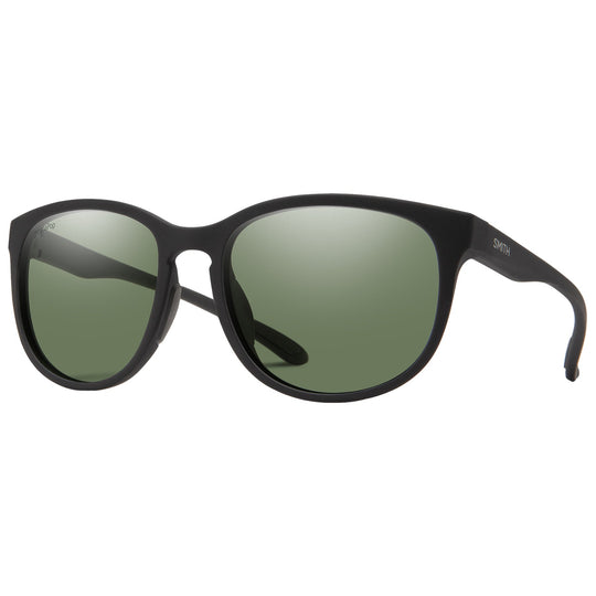 SMITH Lake Shasta Polarized Sunglasses - Matte Black/ChromaPop Gray Green