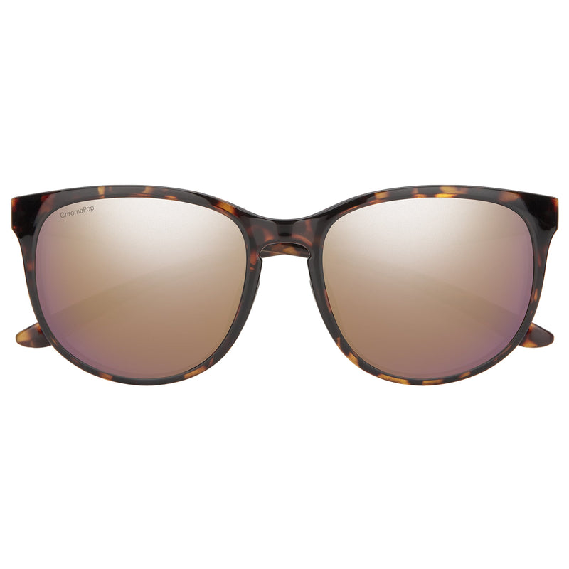 Load image into Gallery viewer, Smith Lake Shasta Polarized Sunglasses - Tortoise/ChromaPop Rose Gold Mirror
