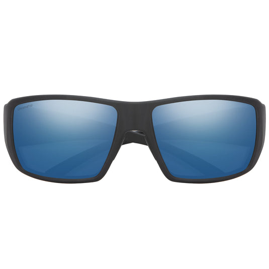 Smith Guide's Choice Polarized Sunglasses - Matte Black/ChromaPop Blue Mirror