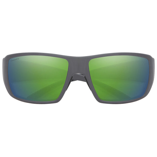 Smith Guide's Choice Polarized Sunglasses - Matte Cement/ChromaPop Green Mirror