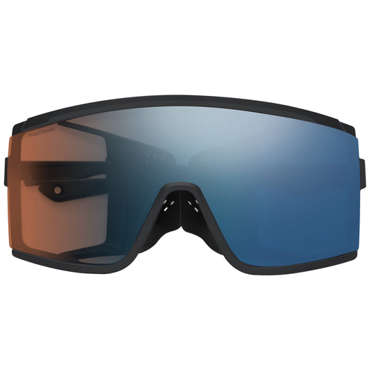 Smith Pursuit Sunglasses - Matte Black/ChromaPop Glacier Photochromic Copper Blue Mirror