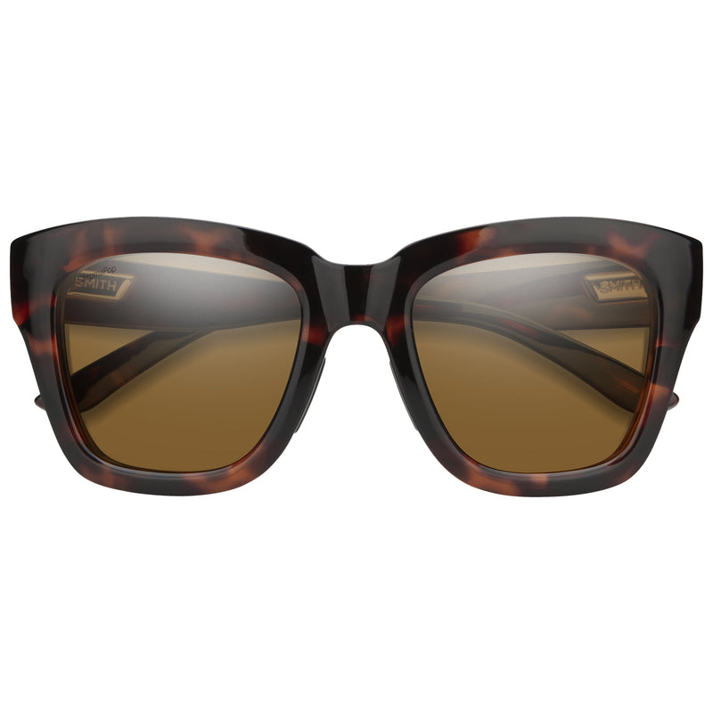 Load image into Gallery viewer, Smith Women's Sway Polarized Sunglasses - Tortoise/ChromaPop Brown
