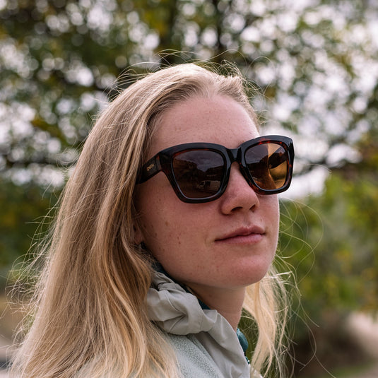 Smith Women's Sway Polarized Sunglasses - Tortoise/ChromaPop Brown