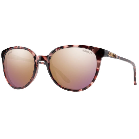 SMITH Women's Cheetah B4BC Polarized Sunglasses - B4BC Rose Tortoise/ChromaPop Rose Gold
