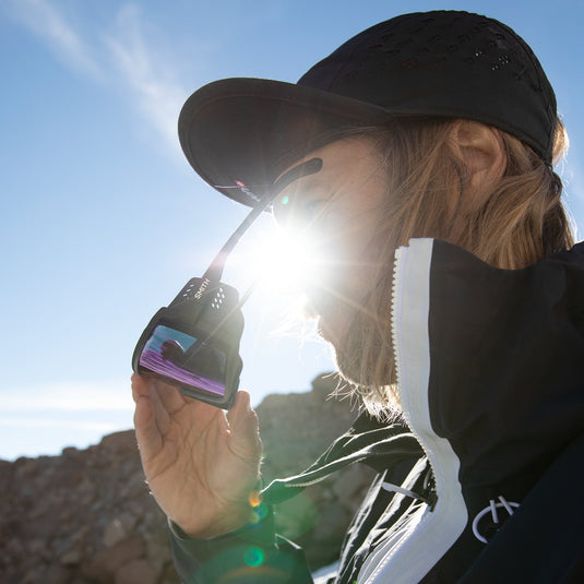 Smith Pursuit Sunglasses - Matte Black/ChromaPop Glacier Photochromic Copper Blue Mirror