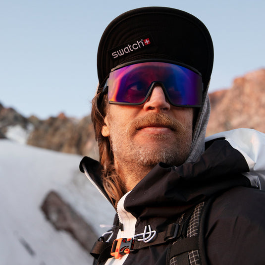 Smith Pursuit Sunglasses - Matte Black/ChromaPop Glacier Photochromic Copper Blue Mirror