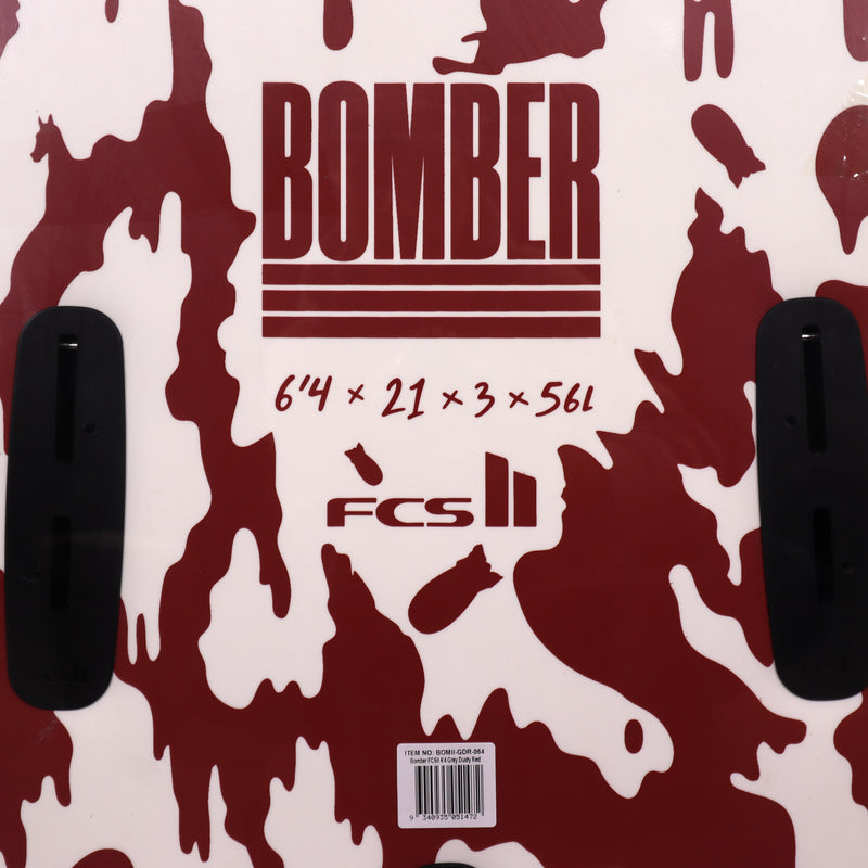 Load image into Gallery viewer, Softech Bomber 6'4 × 21 × 3 Soft Surfboard - Gray/Dusty Red
