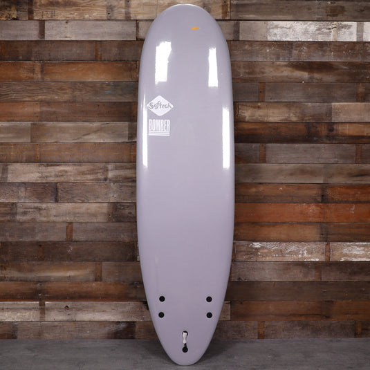 Softech Bomber 6'10 × 21 ½ × 3 Soft Surfboard - Gray/Dusty Red • DAMAGED