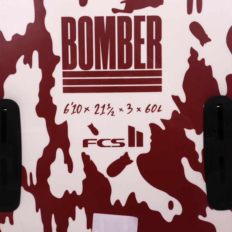 Load image into Gallery viewer, Softech Bomber 6'10 × 21 ½ × 3 Soft Surfboard - Gray/Dusty Red • DAMAGED
