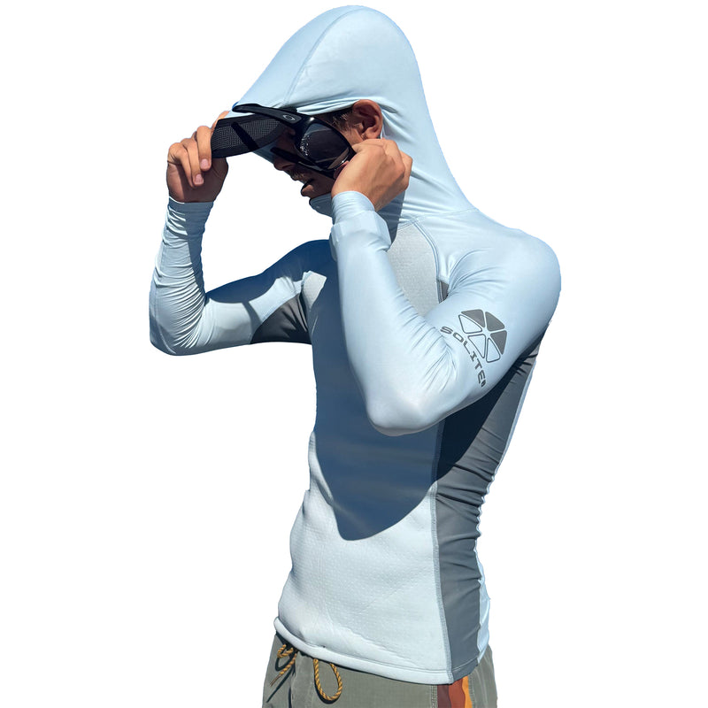 Load image into Gallery viewer, Solite Convertible Neo-Front 1.5mm Long Sleeve Hooded Rash Guard
