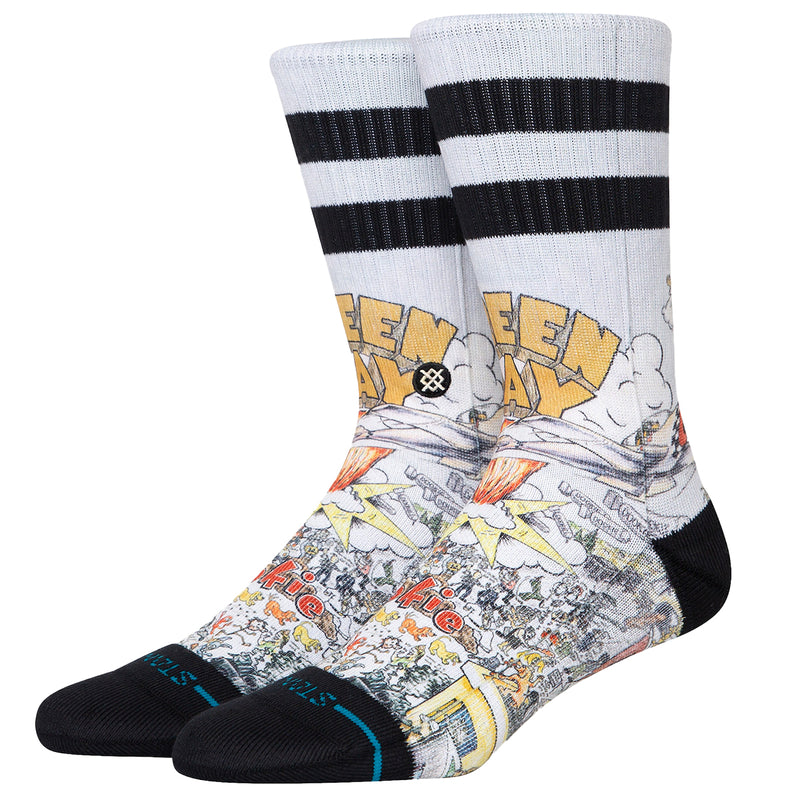 Load image into Gallery viewer, Stance Green Day Basket Case Poly Crew Socks
