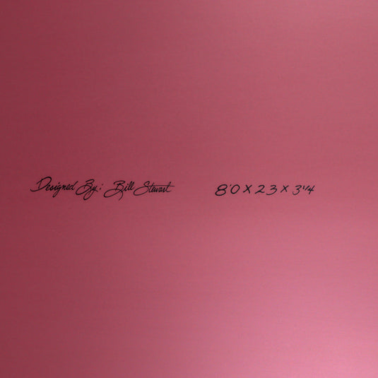 Stewart HydroCush Funline 11 8'0 x 23 x 3 ¼ Surfboard - Mauve