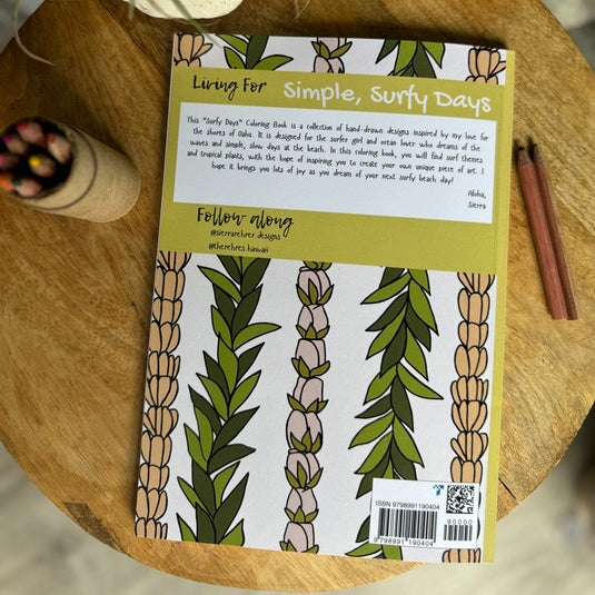 Surfy Days Coloring Book by Sierra Rehrer