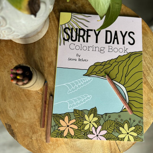 Surfy Days Coloring Book by Sierra Rehrer