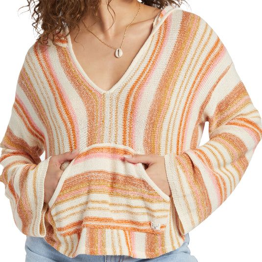 Billabong Women's Baja Beach Hooded Pullover Sweater