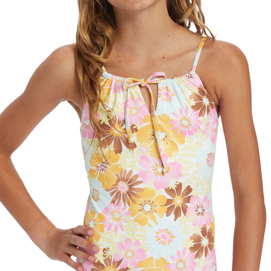 Billabong Youth Flower Power One-Piece Swimsuit