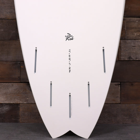 Torq Mod Fish TET 7'2 × 22 ½ × 3 Surfboard - Hi Watt/Purple Passion