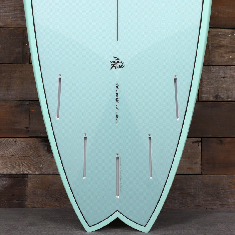 Load image into Gallery viewer, Torq Mod Fish TET 7'2 × 22 ½ × 3 Surfboard - Seaglass 3
