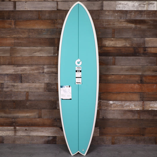 Torq Mod Fish TET 6'6 × 21 × 2 ⅝ Surfboard - Turquoise