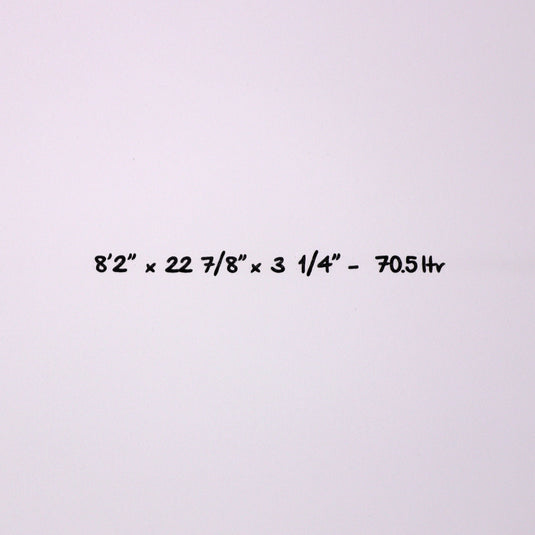 Torq Mod Fun V+ TET 8'2 × 22 ⅞ × 3 ¼ Surfboard - Turquoise 4