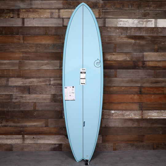 Torq Mod Fish TET 7'2 × 22 ½ × 3 Surfboard - Arctic Blue