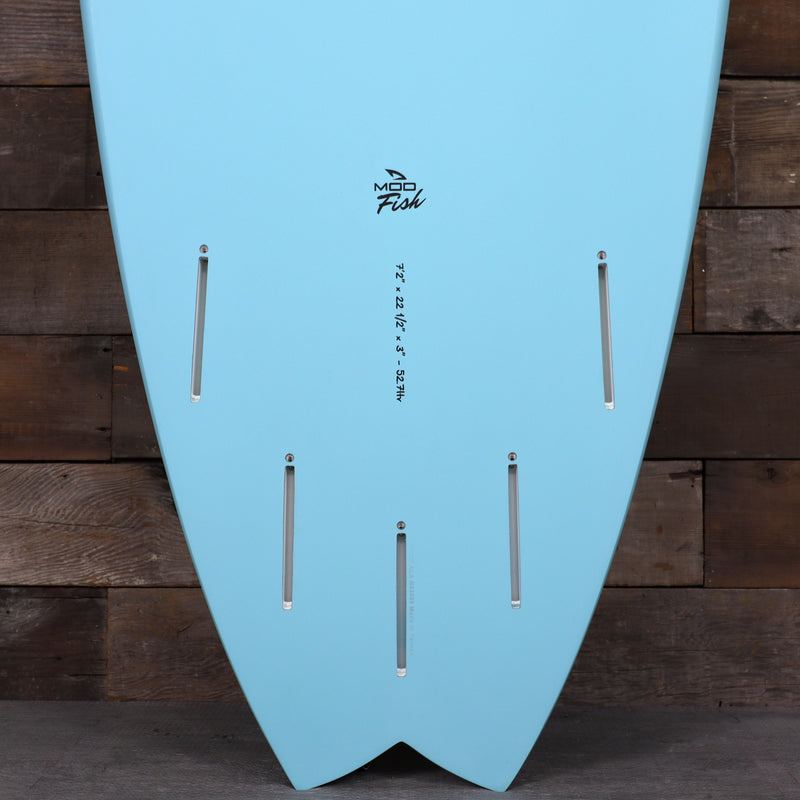 Load image into Gallery viewer, Torq Mod Fish TET 7'2 × 22 ½ × 3 Surfboard - Arctic Blue 3
