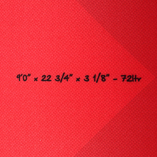 Torq Longboard TET 9'0 × 22 ¾ × 3 ⅛ Surfboard - Admiral Red