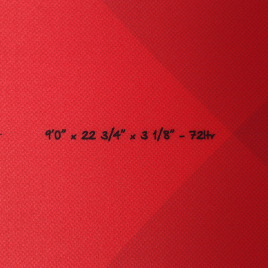 Torq Longboard TET 9'0 × 22 ¾ × 3 ⅛ Surfboard - Admiral Red • DAMAGED