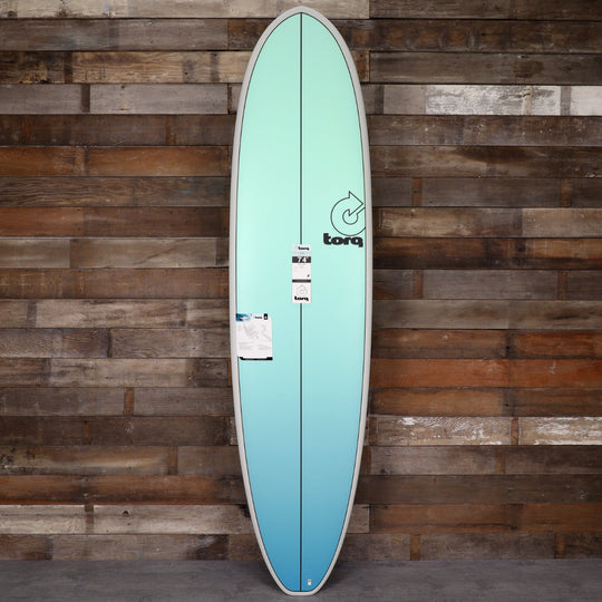 Torq Mod Fun V+ TET 7'4 × 22 × 3 Surfboard - Seagreen Fade